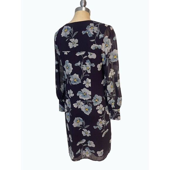 Cabi 4018 Ellery Dress Blue Floral Medium NWT - Picture 5 of 7